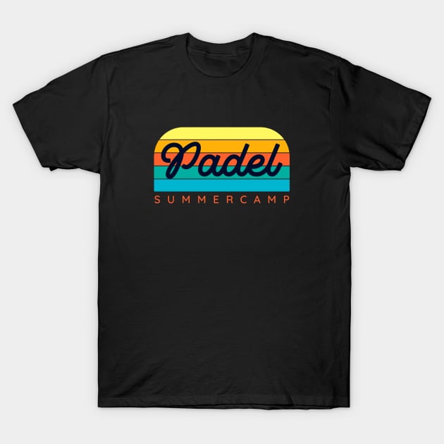 Cool Padel Summer Camp Gift For Kids Men Women T-Shirt by BonnaVida